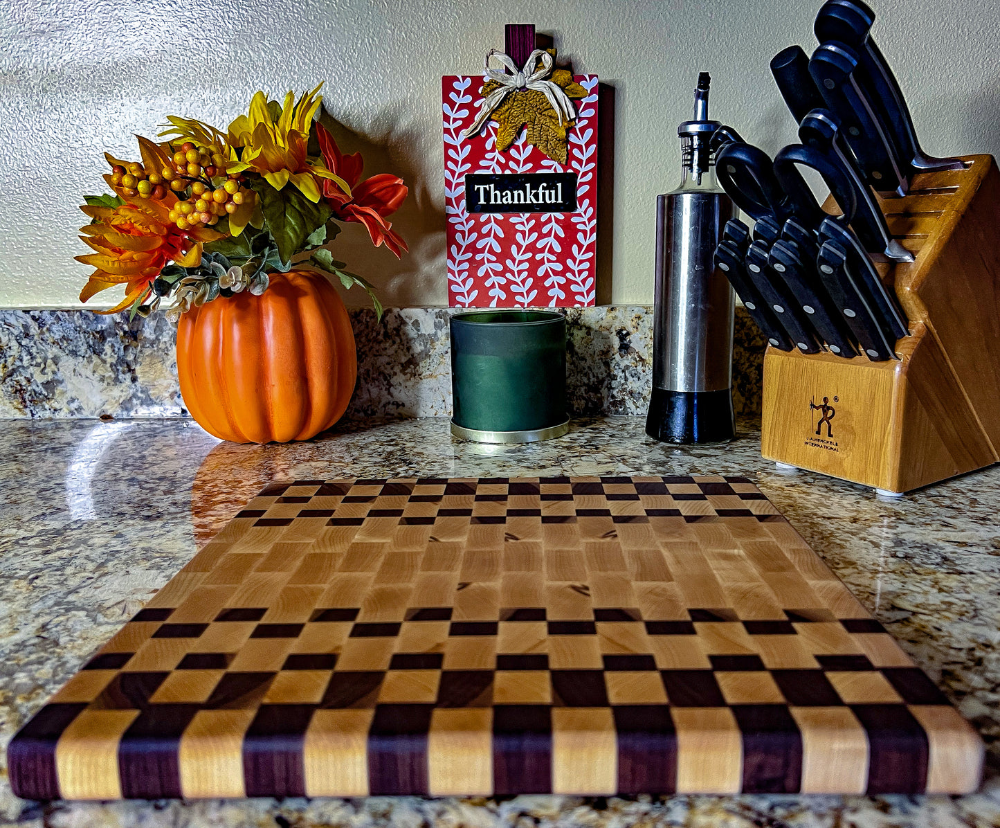 Palleo Walnut Checker Fade design Made to Order
