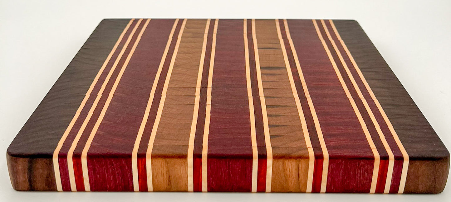 Tabla de cortar de veta final Purpura